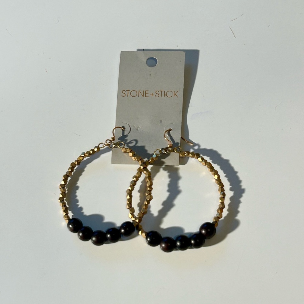 Brass & Gold Hoops